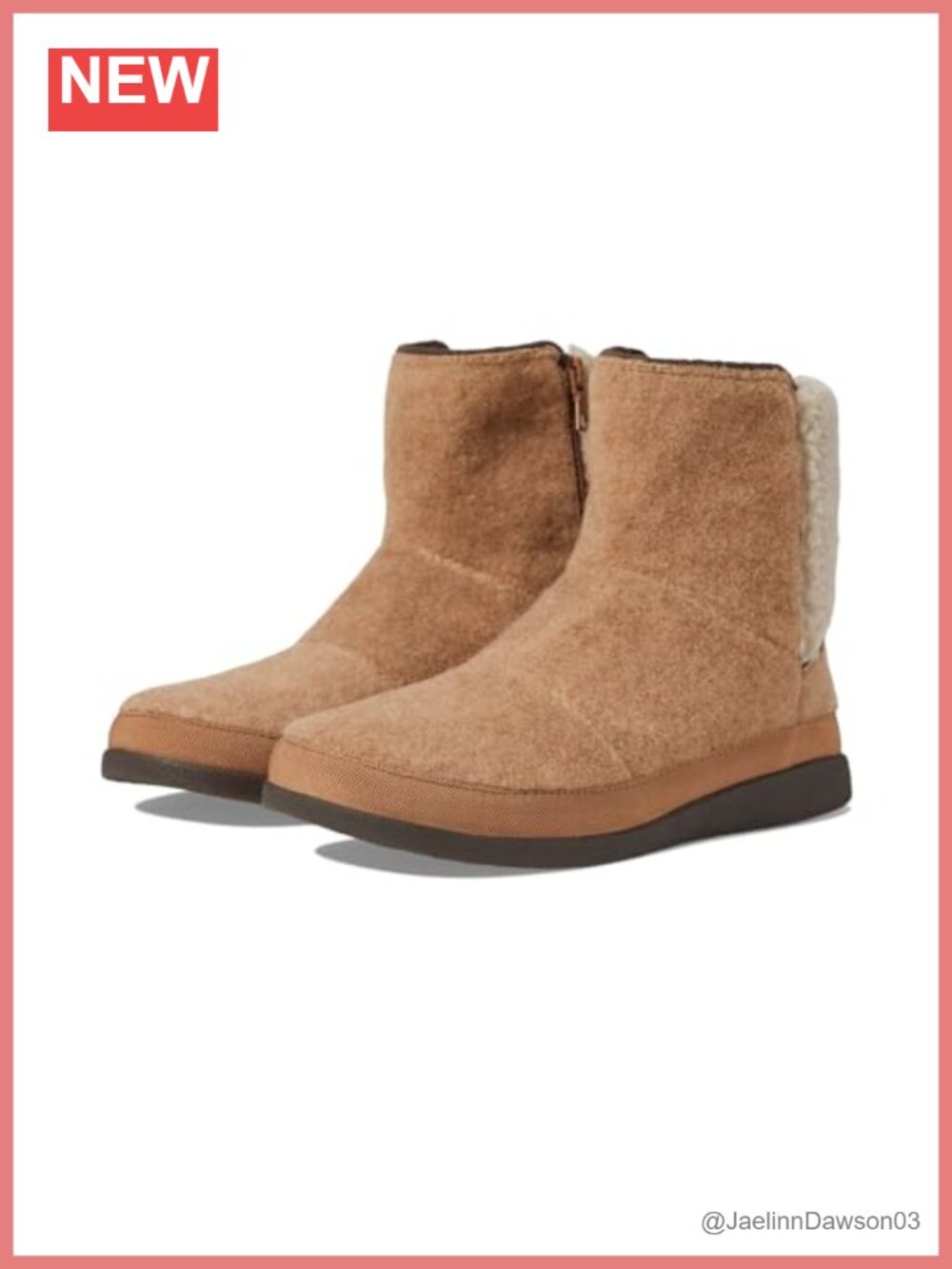 Chaco Women's Revel Tall Boots Faux Fur Ankle Bootie Zip